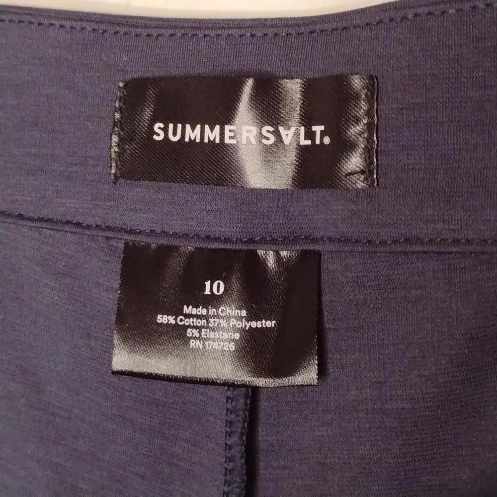 NWT Summersalt Women's Navy Blue Dress Pants Size 10